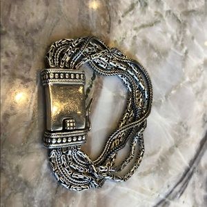 Silpada 6 strand sterling silver bracelet
